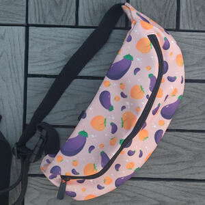 Eggplants & Peaches Fanny Pack Eggplants & Peaches Fanny Pack
